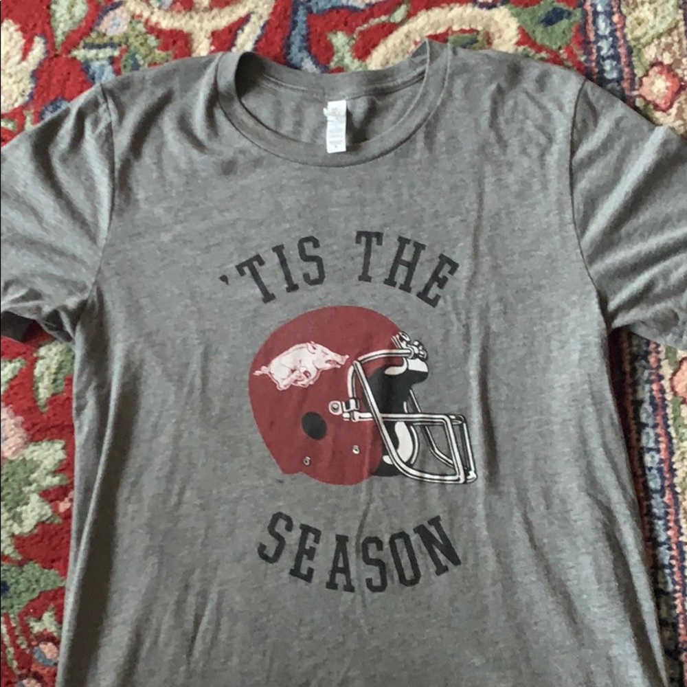 Arkansas Razorbacks football soft tee